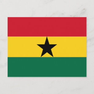 Flag of Ghana Postcard