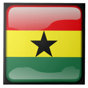 Flag of Ghana Tile