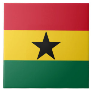 Flag of Ghana Tile