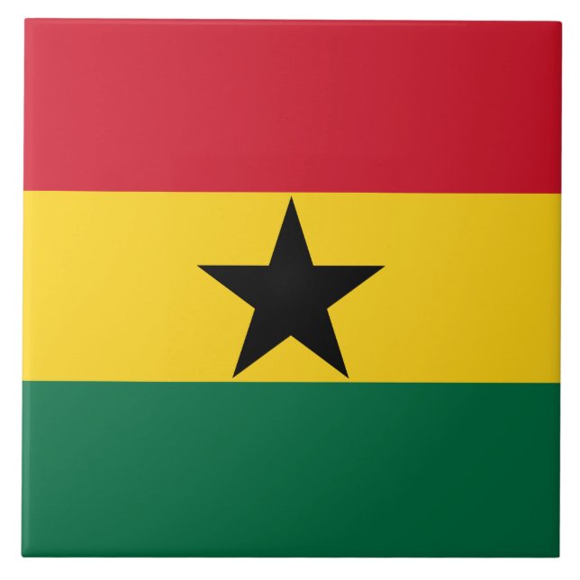Flag of Ghana Tile (Front)