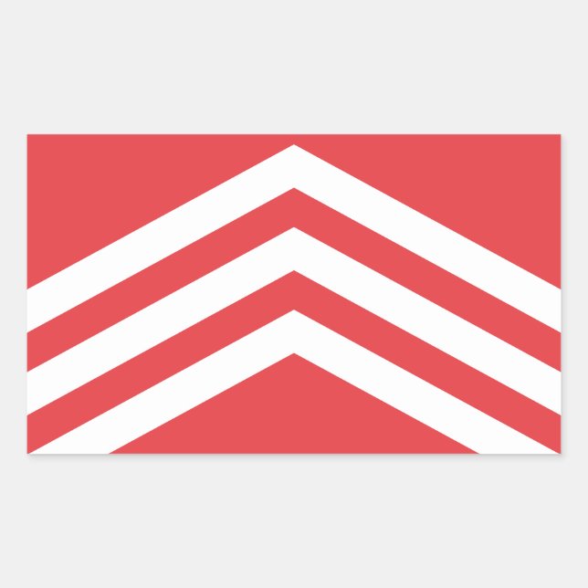 Flag of Glamorgan Rectangular Sticker (Front)
