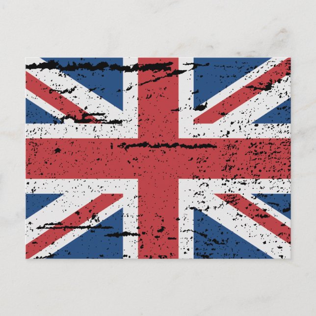 FLAG OF GREAT BRITAIN POSTCARD (Front)