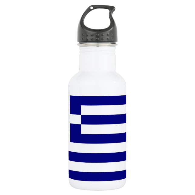 Flag of Greece 532 Ml Water Bottle (Front)