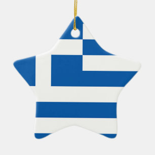 Flag of Greece, Greek Ceramic Tree Decoration