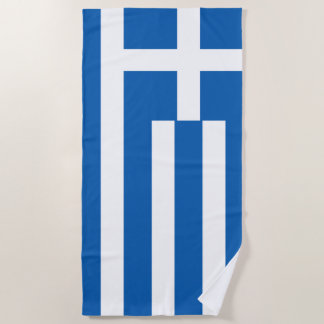 Flag of Greece Greek Flag Beach Towel
