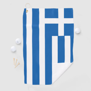 Flag of Greece Greek Flag Golf Towel