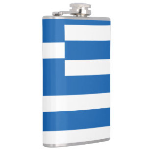 Flag of Greece Greek Flag Hip Flask