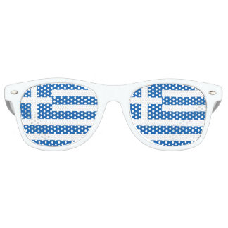 Flag of Greece Greek Flag Retro Sunglasses