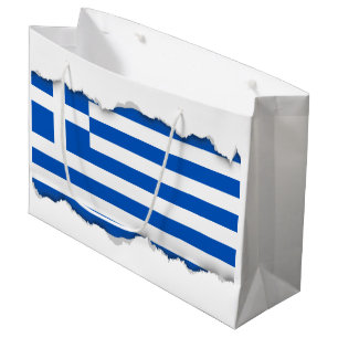 Flag of Greece Large Gift Bag