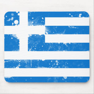 Flag of Greece Mouse Pad