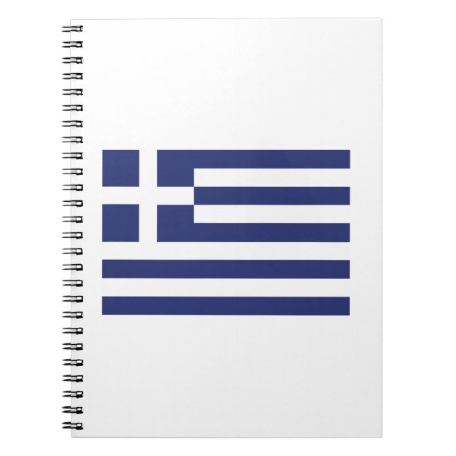 Flag of Greece Notebook (Front)