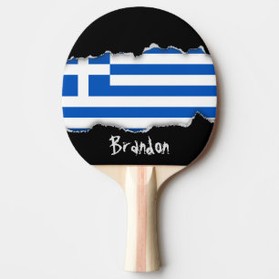 Flag of Greece Ping Pong Paddle