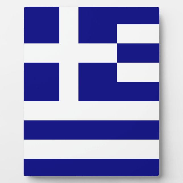 Flag of Greece Plaque (Front)