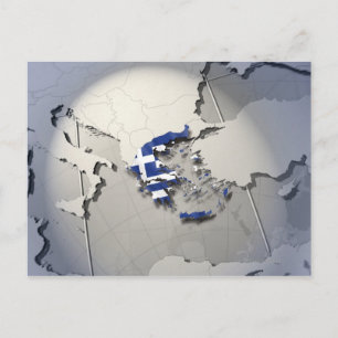Flag of Greece Postcard