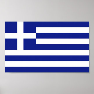 Flag of Greece Poster