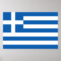 Flag of Greece Poster