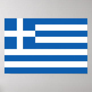 Flag of Greece Poster