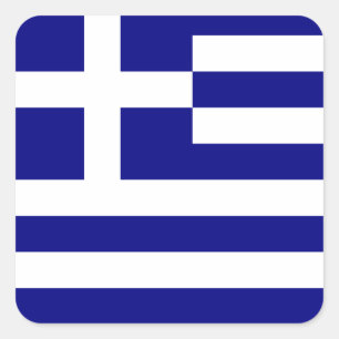 Flag of Greece Square Sticker