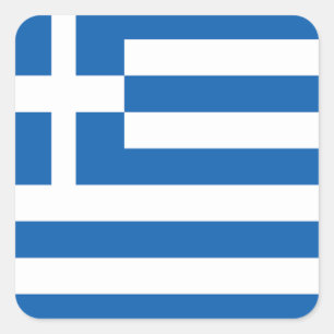 Flag of Greece Square Sticker