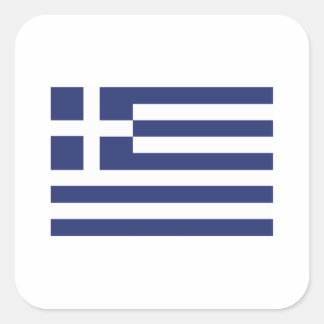 Flag of Greece Square Sticker