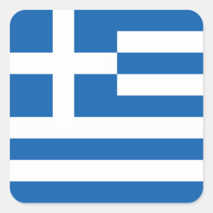 Flag of Greece Sticker (Square)