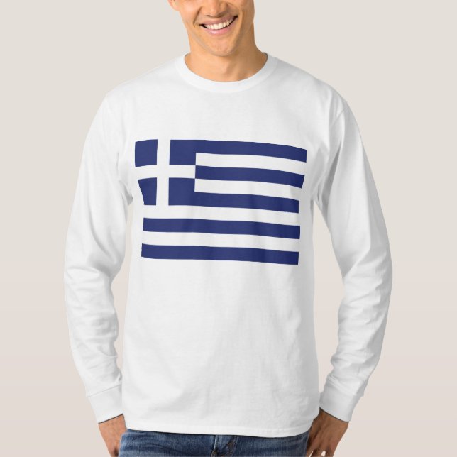 Flag of Greece T-Shirt (Front)