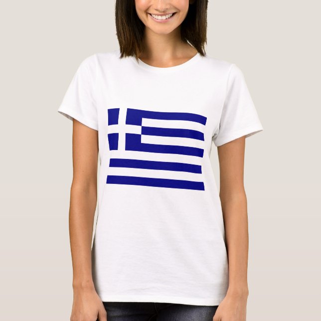 Flag of Greece T-Shirt (Front)