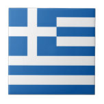 Flag of Greece Tile<br><div class="desc">Flag: "λ ί ρ υ θ     " → FREEDOM OR DEATH!</div>