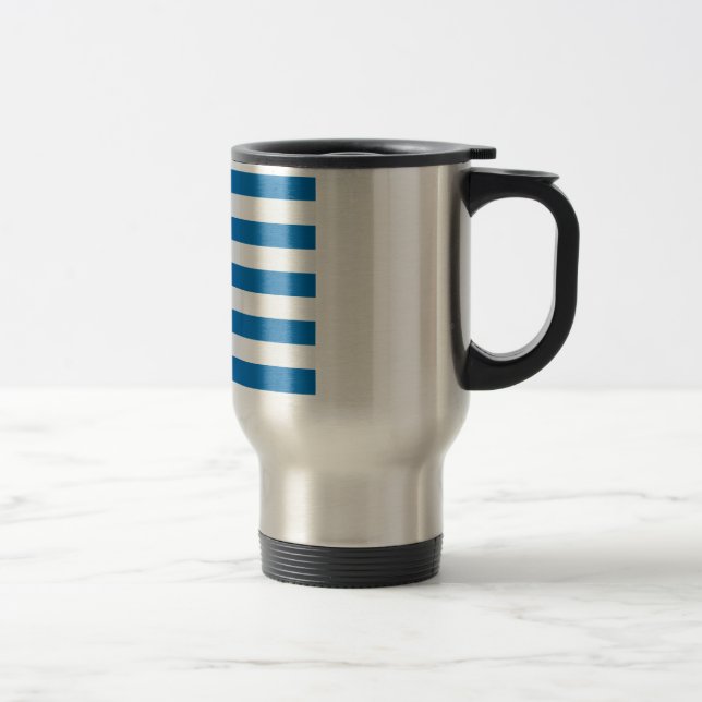 Flag of Greece Travel Mug (Right)