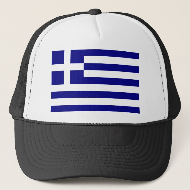Flag of Greece Trucker Hat (Front)