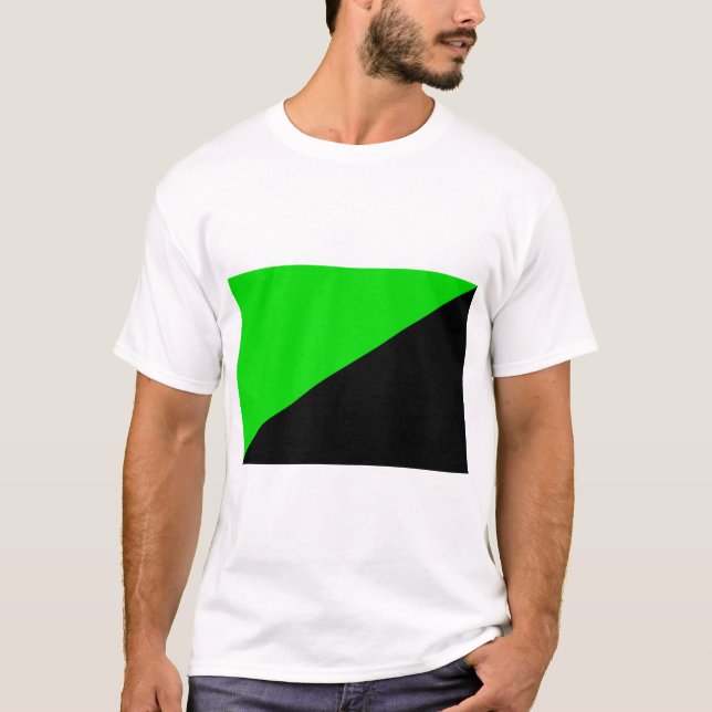 Flag of Green Anarchism T-Shirt (Front)