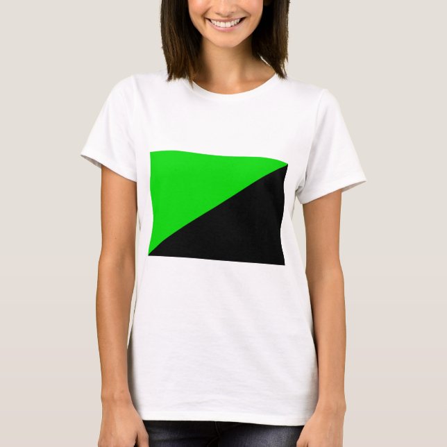 Flag of Green Anarchism T-Shirt (Front)