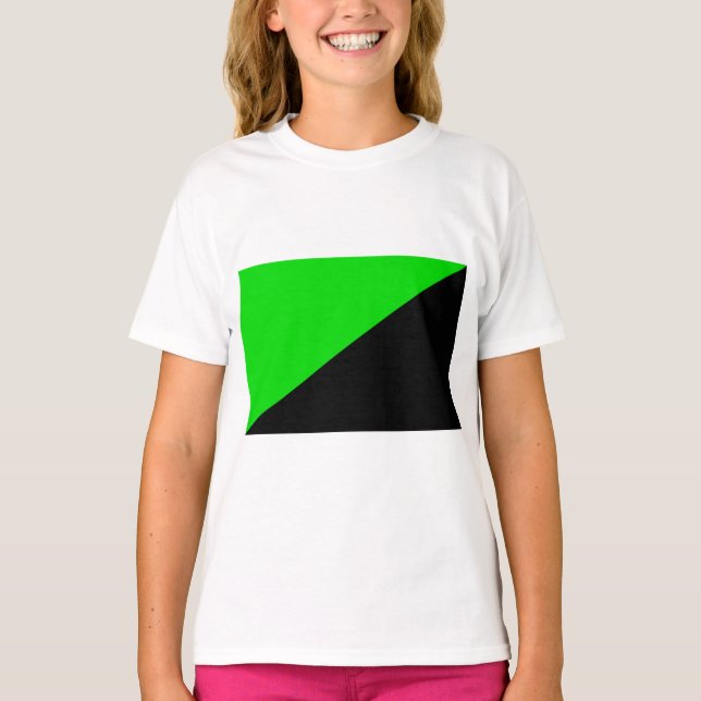 Flag of Green Anarchism T-Shirt (Front)