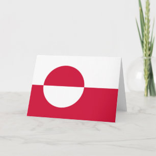 Flag of Greenland Card