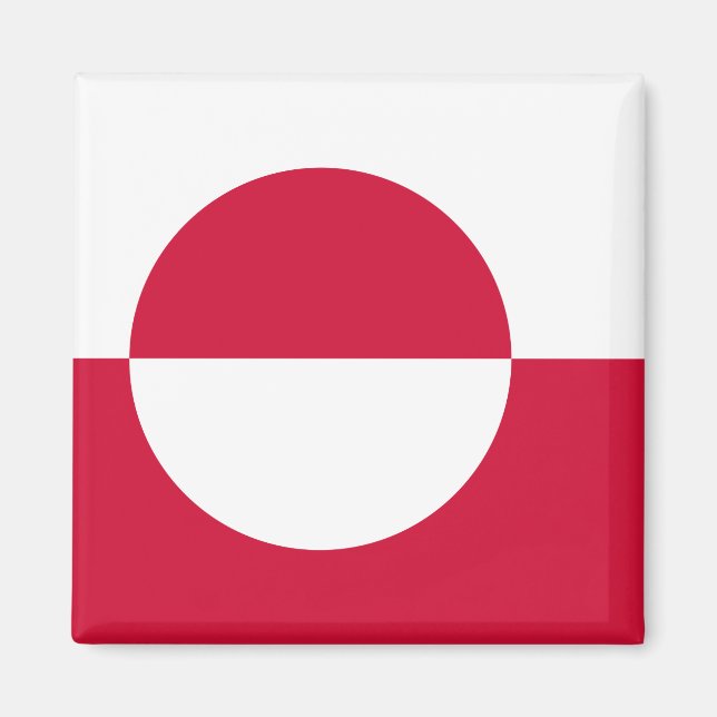 Flag of Greenland Magnet (Front)