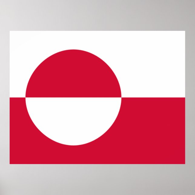 Flag of Greenland Poster (Front)