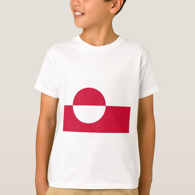 Flag of Greenland T-Shirt (Front)