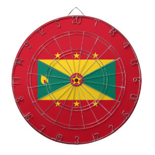 Flag of Grenada Dartboard