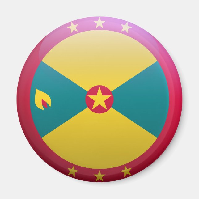 Flag of Grenada Magnet (Front)