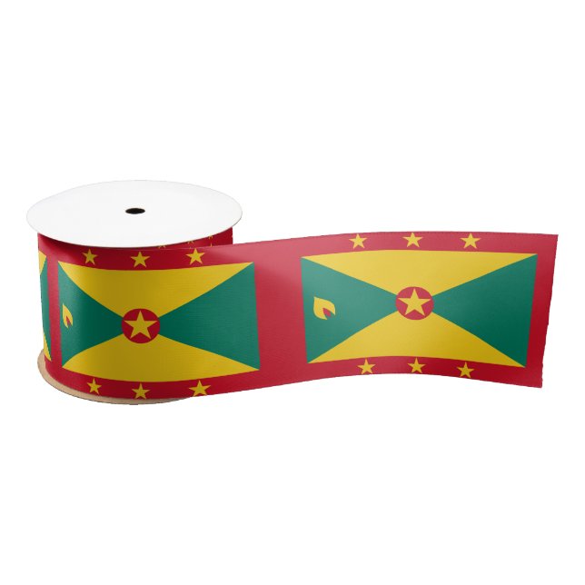 Flag of Grenada Satin Ribbon (Spool)