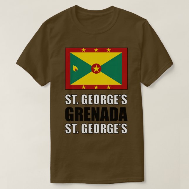 Flag of Grenada T-Shirt (Design Front)