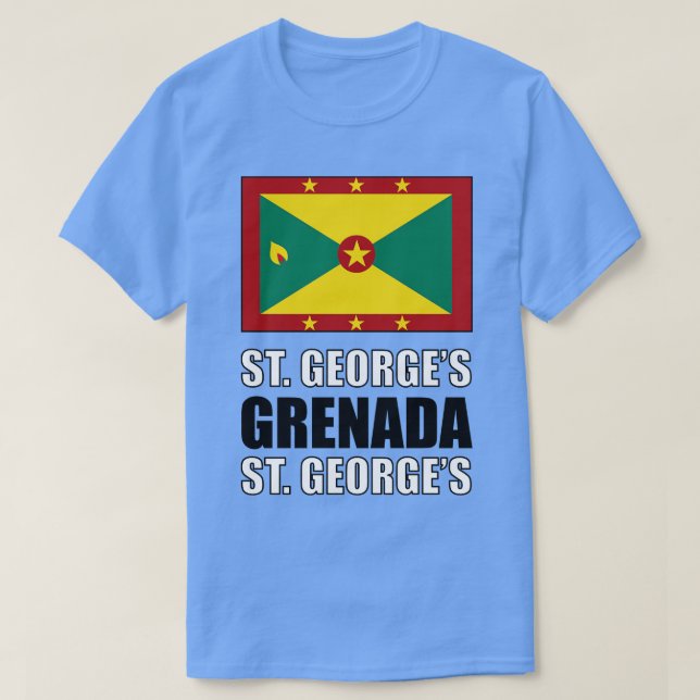 Flag of Grenada T-Shirt (Design Front)