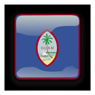 Flag of Guam Poster
