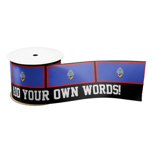 Flag of Guam Satin Ribbon (Spool)