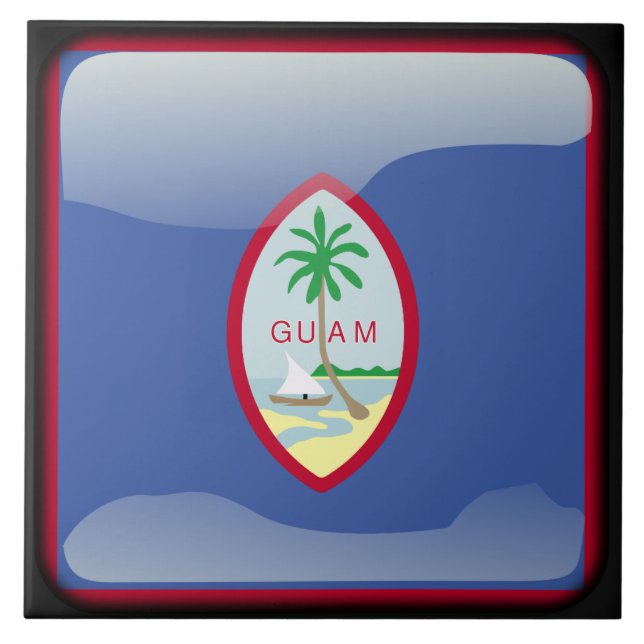 Flag of Guam Tile (Front)