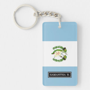 Flag of Guatamala Key Ring