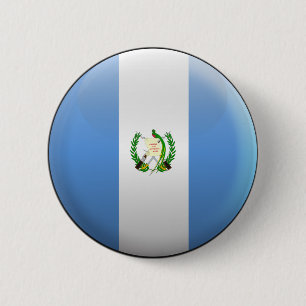 Flag of Guatemala 6 Cm Round Badge