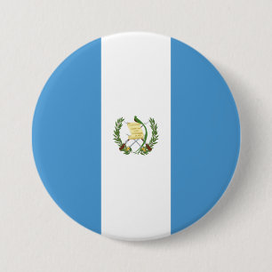 Flag of Guatemala 7.5 Cm Round Badge