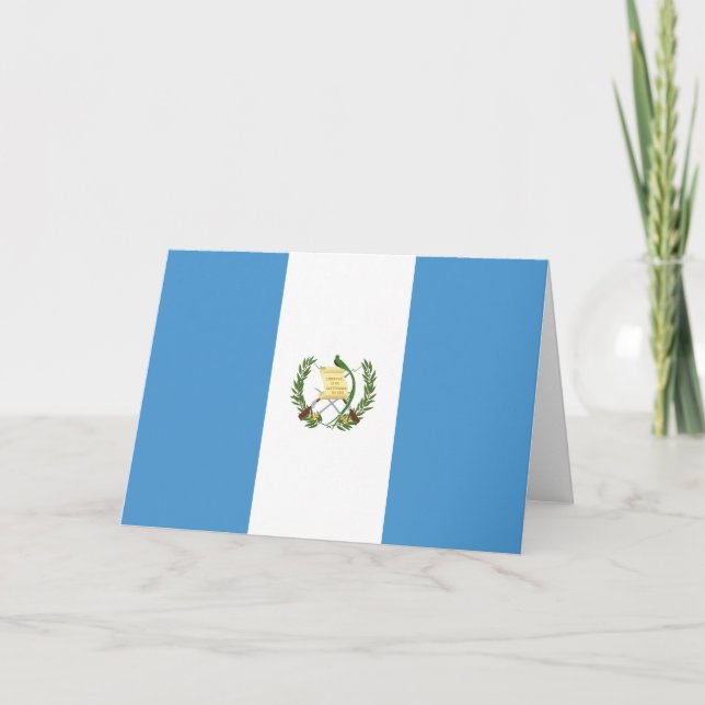 Flag of Guatemala Card (Front)