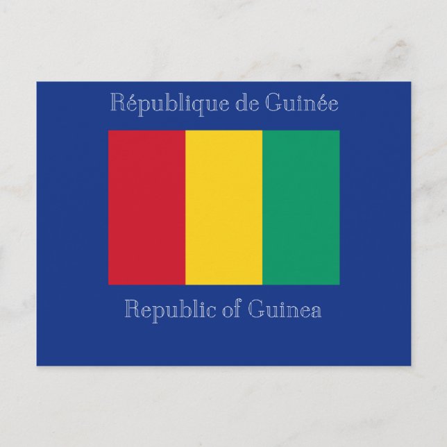Flag of Guinea Postcard (Front)